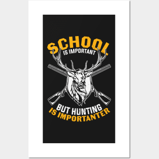 Live Free And Hunt Hard - Big Racks Matter - Funny Deer Buck Hunting Posters and Art